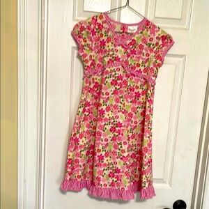 Floral Pink Kids Dress